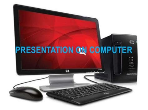 Presentation on computer