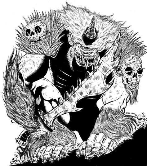 Yeren - Chinese Cannibal Yeti by newtonrocha on DeviantArt