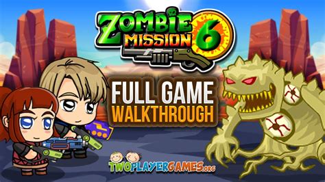 Zombie Mission 6 Walkthrough - (2 Player Platform Game) - YouTube