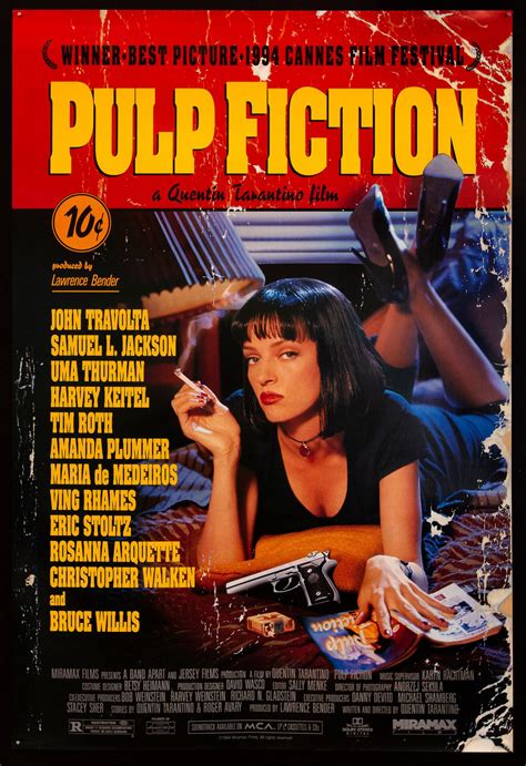 Pulp Fiction Vintage Movie Poster