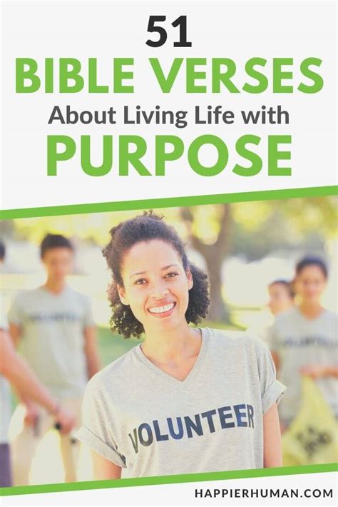 51 Bible Verses About Living Life with Purpose - Happier Human