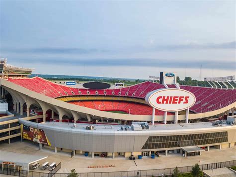 Drone Imagery of Arrowhead Stadium - Kansas City, Missouri