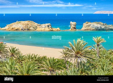 Vai Beach, Crete Island, Greece Stock Photo - Alamy