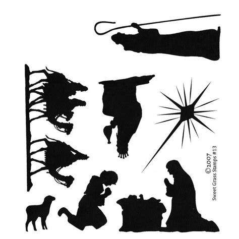 Free Printable Nativity Silhouette - Free Printable