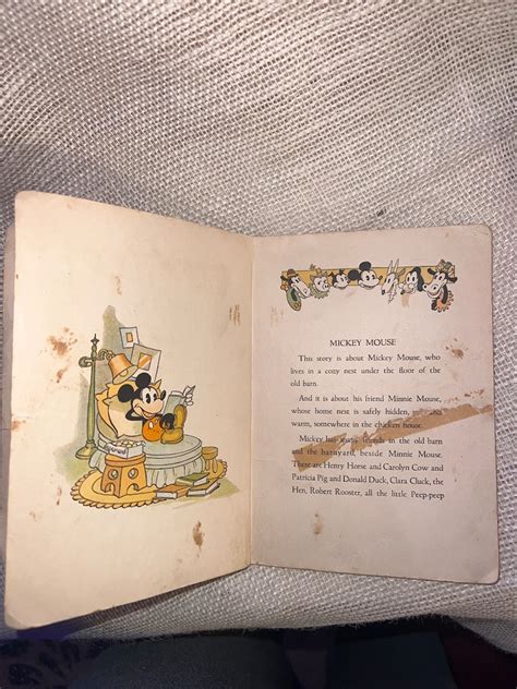 1931 the Adventures of Mickey Mouse: Book 1, Rar1931 Vintage 1st ...