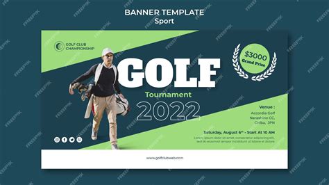 Free PSD | Golf club sport banner template