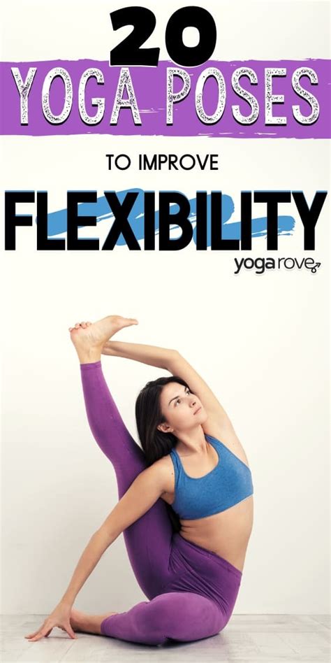 20 Beginner Yoga Poses for Flexibility (+ free printable) - Yoga Rove