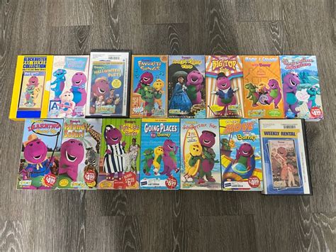 Barney Blockbuster Exclusive Kidmongous VHS Tapes (1998-2003)