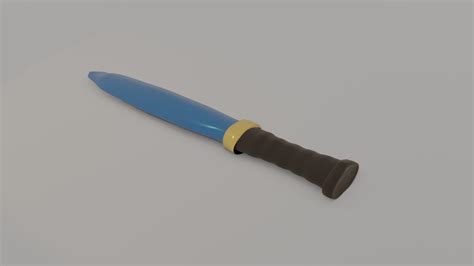 Fantasy Blue Sword 3D model - TurboSquid 1835322