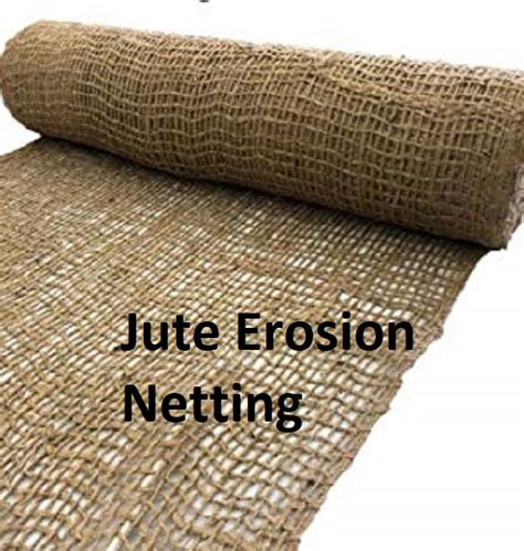 Jute Erosion Control Netting Rolls - Soil Erosion Control ...