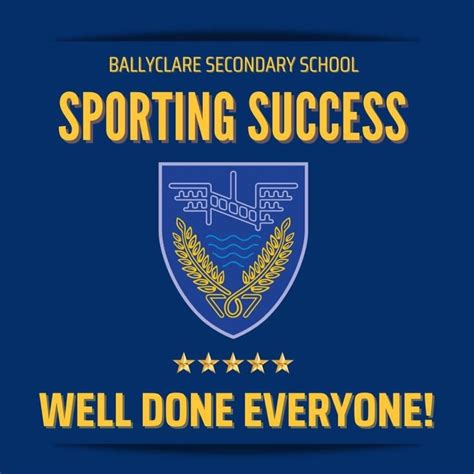 Football Success! - Ballyclare Secondary School