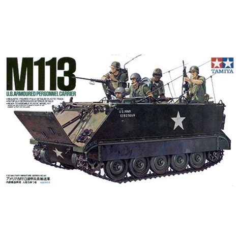 Tamiya 35040 M113 APC US Army Vietnam 1/35 Scale Plastic Model Kit - Walmart.com - Walmart.com