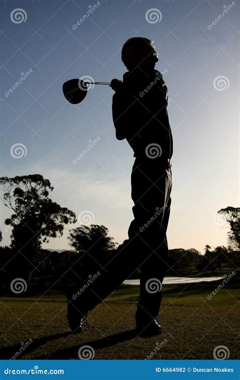 Golf Silhouette Stock Photography - Image: 6664982