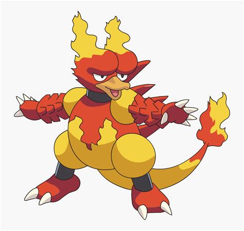 Shiny Magmar Pok Dex - Magmar Png , Free Transparent Clipart - ClipartKey