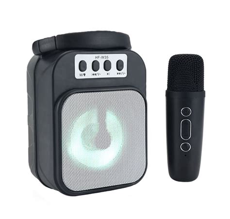 Portable Bluetooth Speaker with Wireless Microphone (Karaoke) HF-W-35 ...