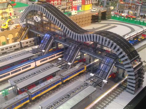 Sydney Brickshow 2015 | Lego train station, Lego trains, Lego worlds