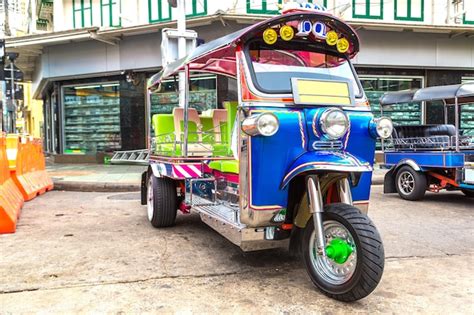 Premium Photo | Traditional taxi tuk-tuk in bangkok in thailand