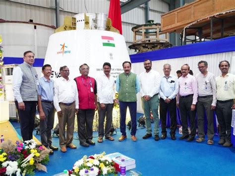 ISRO receives Crew Module structure - Daily Excelsior