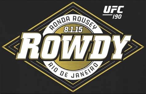 Ronda Rousey UFC 190 Rowdy Shirt | FighterXFashion.com