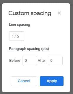 How to Change Line Spacing on Google Docs - Technipages