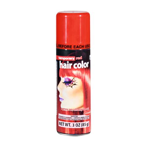 Halloween Temporary Hair Color Spray-Red - Walmart.com - Walmart.com