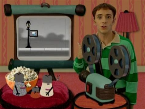 Image - Blue's Clues Paprika, Mr. Salt and Mrs. Pepper Watching a Film ...