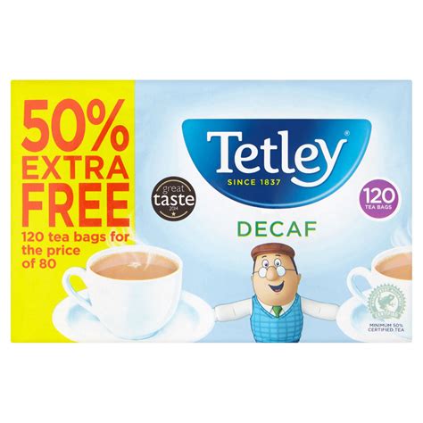 Tetley Original Decaf Tea Bags x120 | Hot Beverages | Iceland Foods