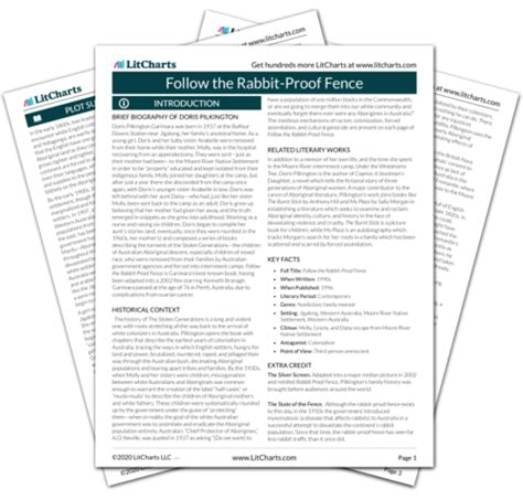 Follow the Rabbit-Proof Fence Character Analysis | LitCharts