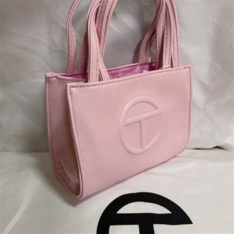 🔝Telfar mini shipping bag pink