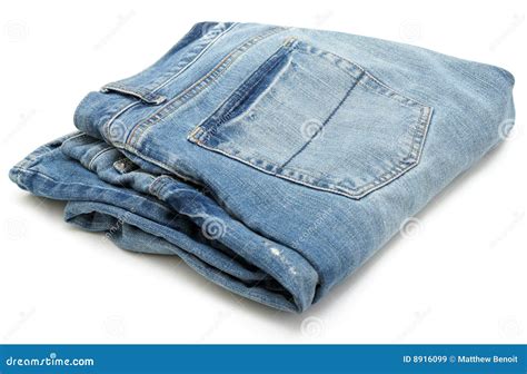 Folded Pair Of Jeans Royalty Free Stock Images - Image: 8916099