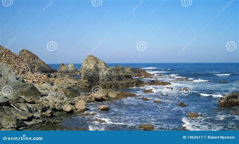 Rocky Coastline stock image. Image of costa, scenery, seaside - 7462617