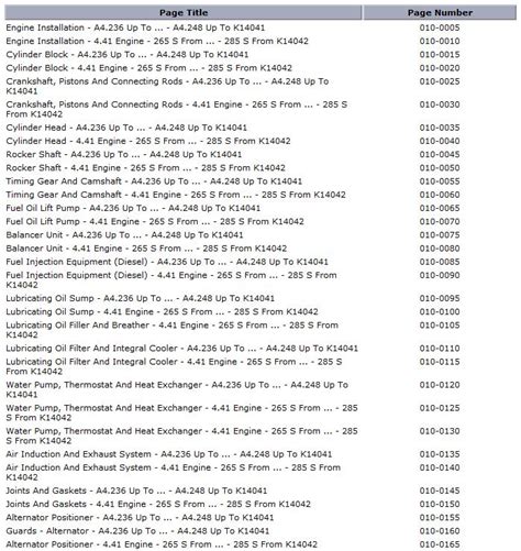 Massey Ferguson MF 285 S TRACTORS (TR) Parts Catalogue Manual by huqfab - Issuu