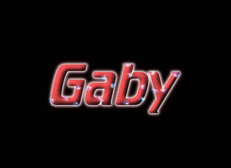 Gaby Logo | Free Name Design Tool from Flaming Text