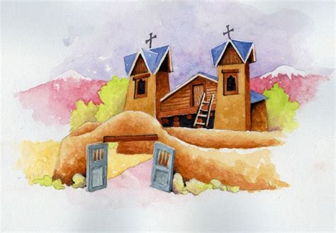 El Santuario De Chimayo | Art by Robert Yackel