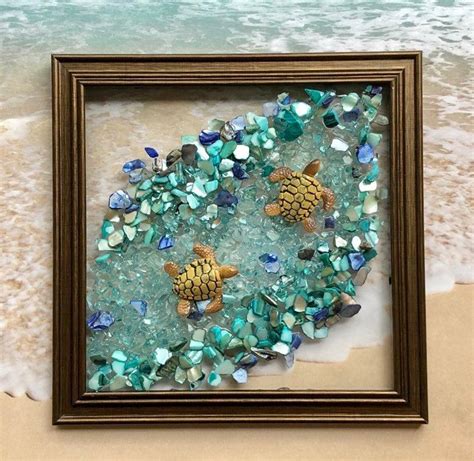 Resin Sculpture/Ocean Art/Glass Paperweight/Resin Art/Coastal Decor/Beach Decor/Glass Sculpture ...