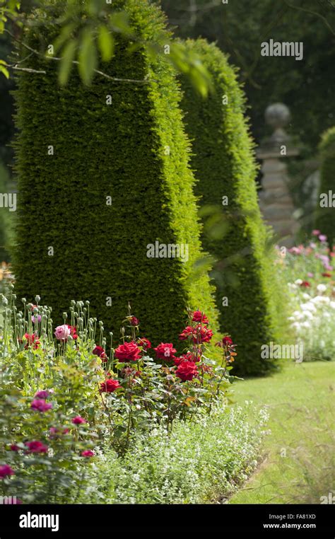 The gardens in June at Nunnington Hall, North Yorkshire Stock Photo - Alamy