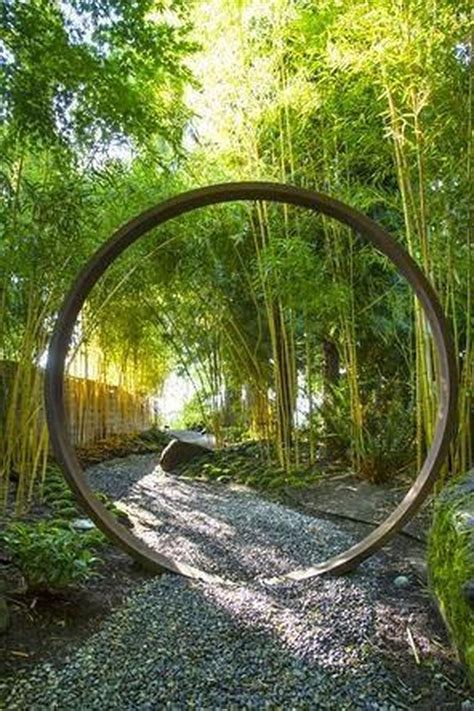 39 Awesome Moon Gate Garden Design Ideas | Japanese garden, Japan garden, Japanese garden design