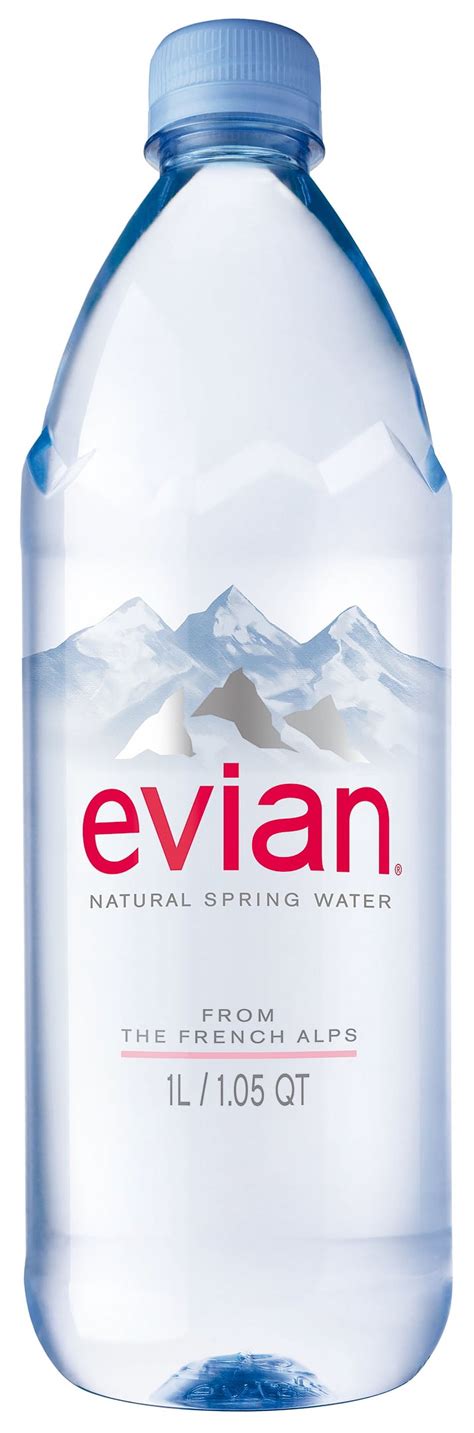 evian Natural Spring Water, 1.0 L - Walmart.com