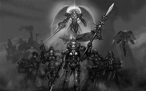 Download Adepta Sororitas Sisters Of Battle Sci Fi Warrior Fantasy Video Game Warhammer Fantasy ...