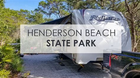 Henderson Beach State Park - Campground Drive Through - YouTube