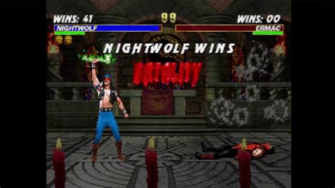 Mortal Kombat Trilogy - All NIGHTWOLF Fatalities | Mortal kombat ...