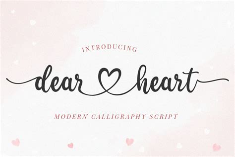 Dear Heart Font - Dafont Free