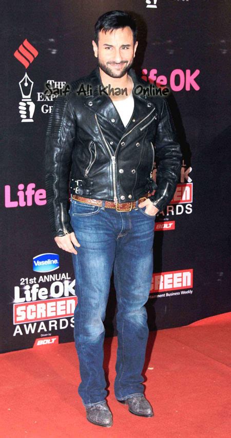 Saif Ali Khan spotted at the Screen Awards | Saif Ali Khan Online