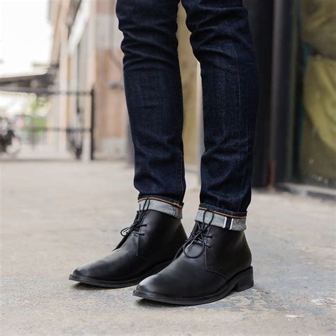 Mens Dress Chukka Boots Black