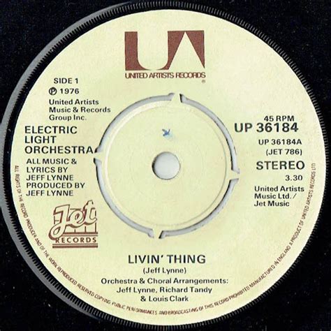 Electric Light Orchestra - Livin' Thing (Vinyl, 7", 45 RPM, Single ...