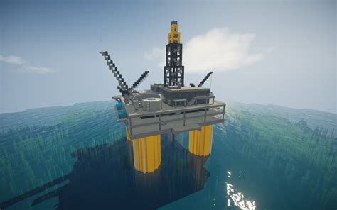 Minecraft Oil Rig Build