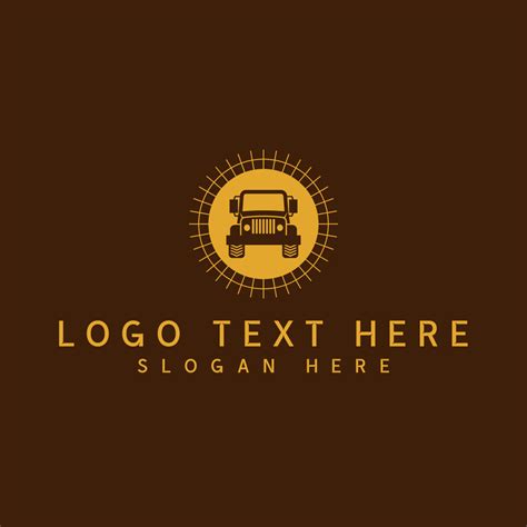 Golden Emblem Jeepney Logo | BrandCrowd Logo Maker