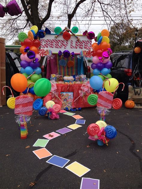 My first trunk or treat creation | Candyland decorations, Candy land ...