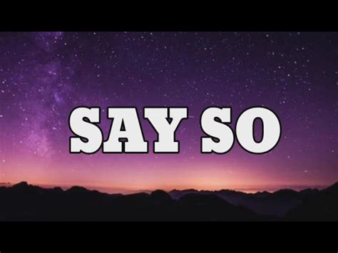 Doja Cat - Say So (Lyrics) | Wiz Khalifa ft. Charlie Puth, Shawn Mendes, Camila Cabello, Ed ...