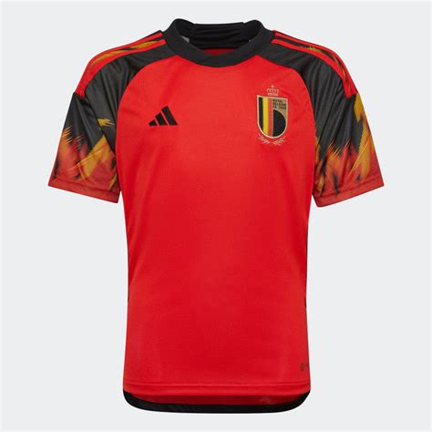 ADIDAS BELGIUM WORLD CUP 2022 DE BRUYNE HOME JERSEY - Soccer Plus